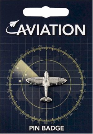 Spitfire Pin Badge - Pewter