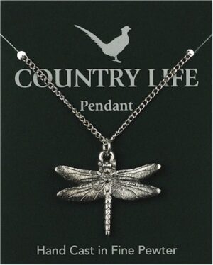 Dragonfly Pendant - Pewter