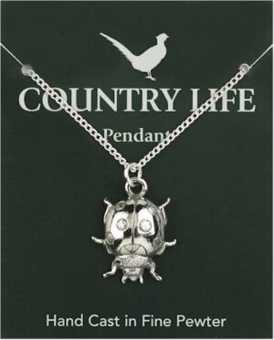 Ladybird Pendant - Pewter