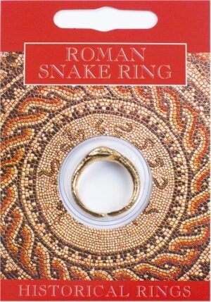 Double Headed Snake Ring - Gold Plated