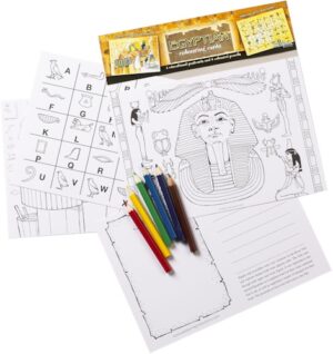 Egyptian Educational Colouring Postcards