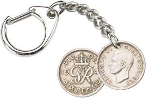 Sixpence Key-Ring - George VI