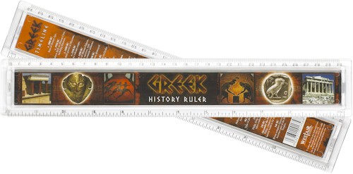 Greek History Ruler – 30cm – Museum Gift Shop