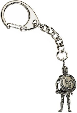 Greek Warrior Figure Key-Ring