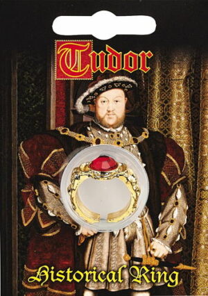 Henry VIII Gem Ring - Gold Plated