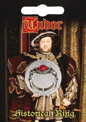 Henry VIII Gem Ring - Pewter
