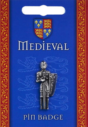 Medieval Knight Pin Badge