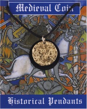 Medieval Coin Pendant - Gold Plated
