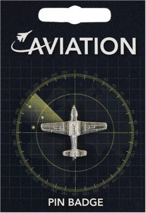 Mustang P-51 Pin Badge - Pewter