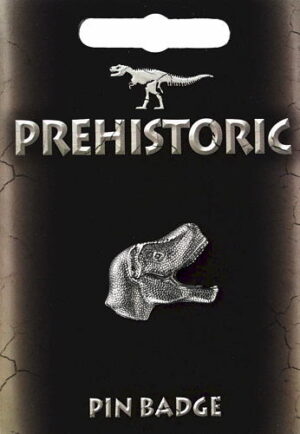 T-Rex Head Pin Badge
