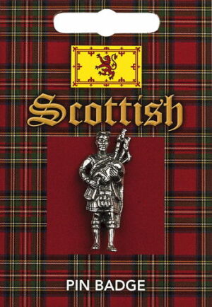 Scottish Piper Pin Badge