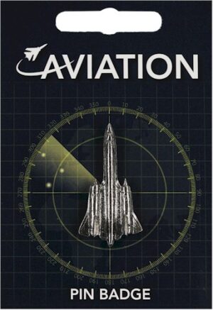 SR-71 Blackbird Pin Badge - Pewter