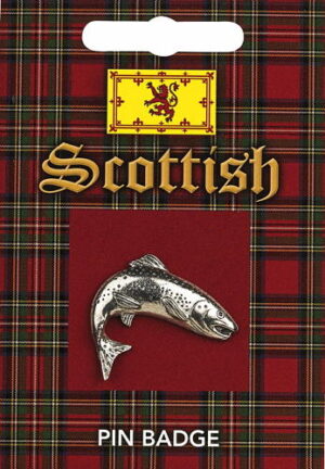 Scottish Salmon Pin Badge