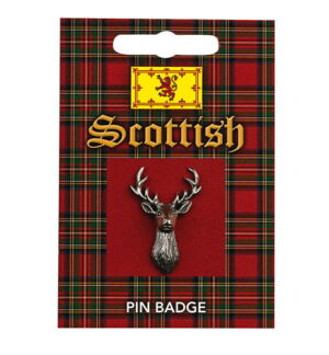 Scottish Stag Pin Badge