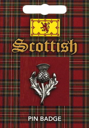 Scottish Thistle Pin Badge