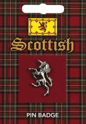 Scottish Unicorn Pin Badge