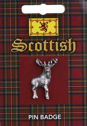 Scottish Whole Stag Pin Badge