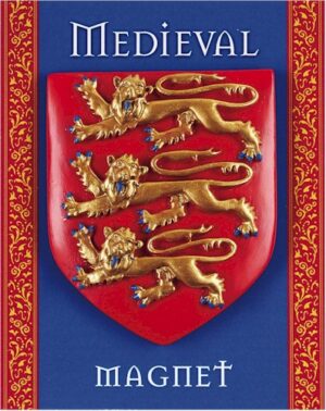 Three Lions Shield Magnet