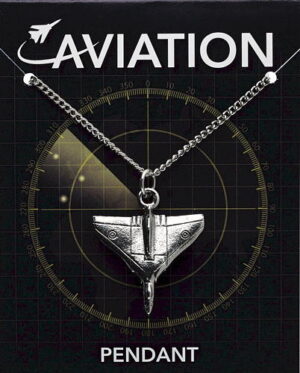 Vulcan Bomber Pendant - Pewter