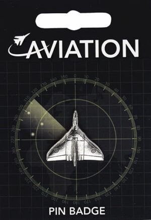Vulcan Bomber Pin Badge - Pewter