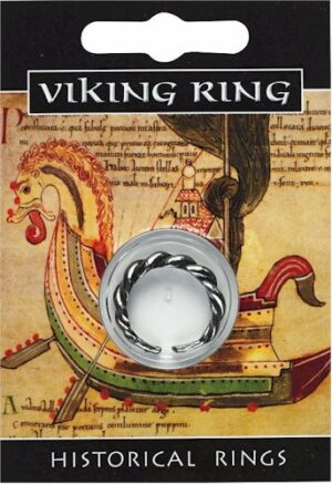 Viking Twist Ring - Pewter
