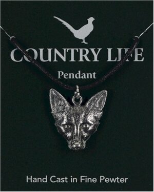 Fox Pendant - Pewter